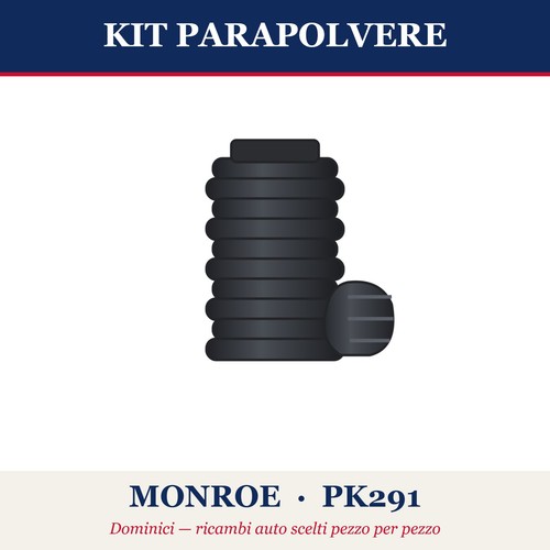 Kit parapolvere monroe pk291 - kit,